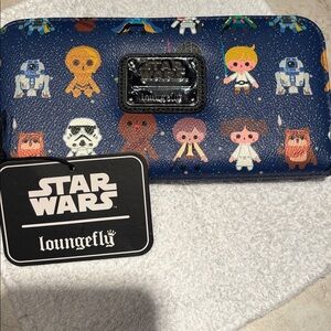 Loungefly Star Wars Character Wallet in Blue